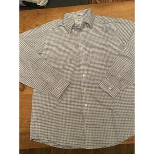 LL Bean Button Down Men’s 15.5-33 Long Sleeve Wrinkle Free Trad Fit
